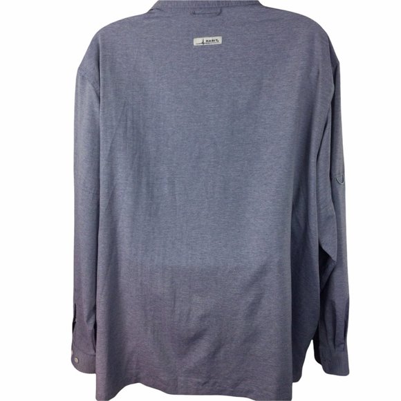 Habit River Fishing Lightweight Shirt UPF 40, 3XL - Picture 3 of 10
